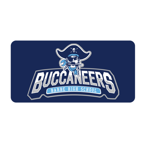 Barbe Buccaneers - License Plate