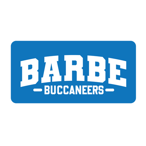 Barbe Buccaneers (Text) - License Plate
