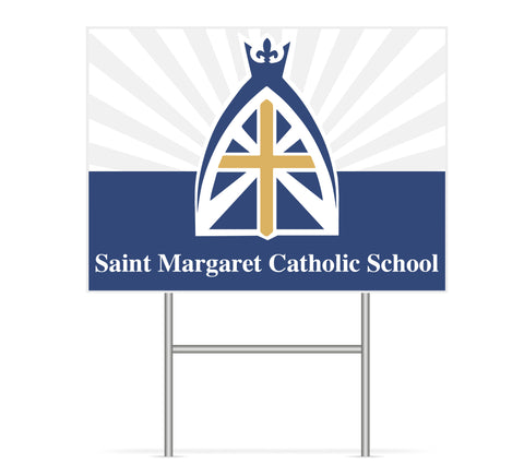 SMCS Crest Yard Sign