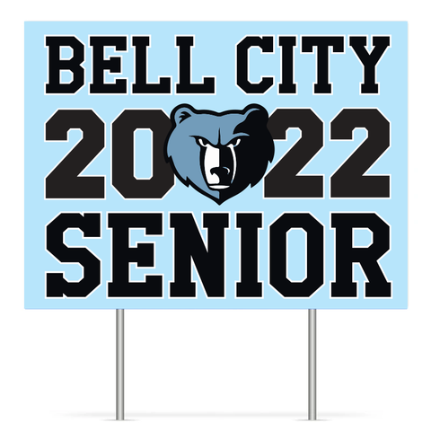 Bell City Senior Yard Sign - ShopSWLA