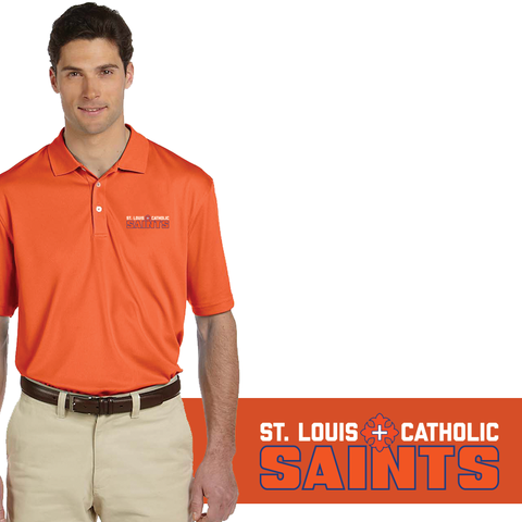SLC Men’s Polo (Dri-Fit) Blue / Orange