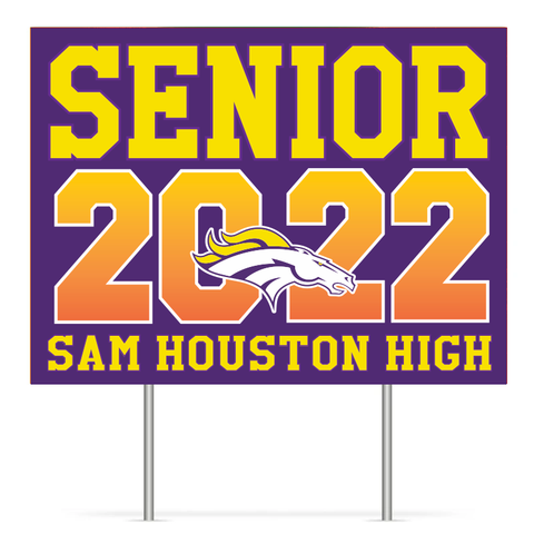 Sam Houston Senior Yard Sign - ShopSWLA