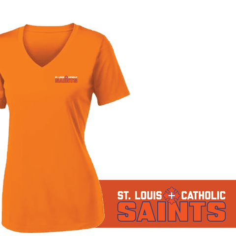 V-Neck - SLC Woman's Athletic Dri-Fit