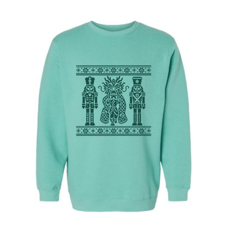 Dragon Dancer design, Nutcracker Fleece Crewneck Sweatshirt