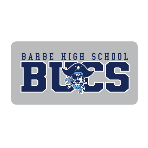 Barbe High School - License Plate
