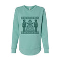 Mother Ginger design, Nutcracker Women's Fleece Crewneck Sweatshirt in mint