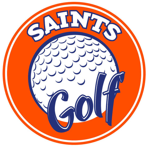Saints Golf Car Decal