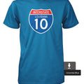 Interstate - I-10 - Louisiana T-Shirt - Men's - ShopSWLA