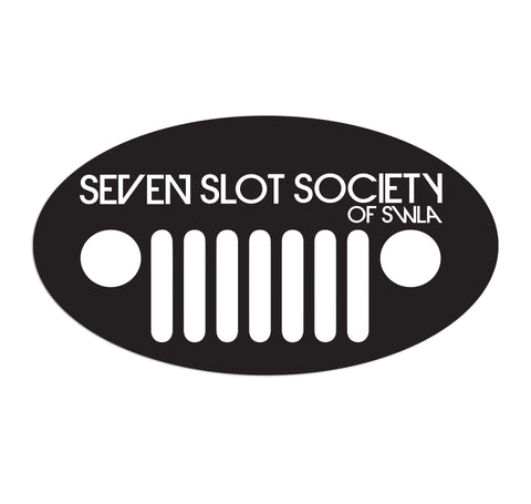 Seven Slot Society - Oval Sticker / Decal - ShopSWLA