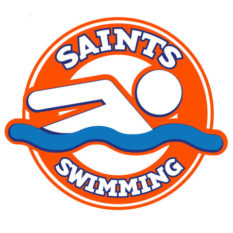 Saints Swimming Car Decal